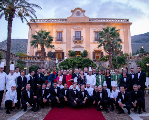 Valentina Barrile e lo staff